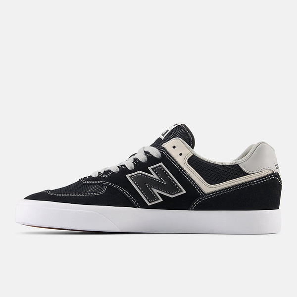 New Balance Numeric 574 Vulc Shoes - Black / Grey