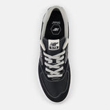 New Balance Numeric 574 Vulc Shoes - Black / Grey