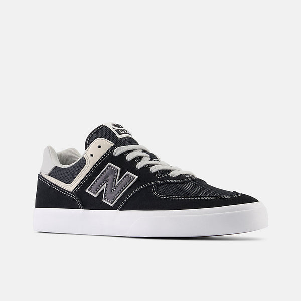 New Balance Numeric 574 Vulc Shoes - Black / Grey