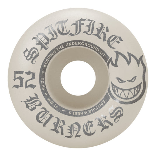 Spitfire 99DU Burner 52mm Wheels - White