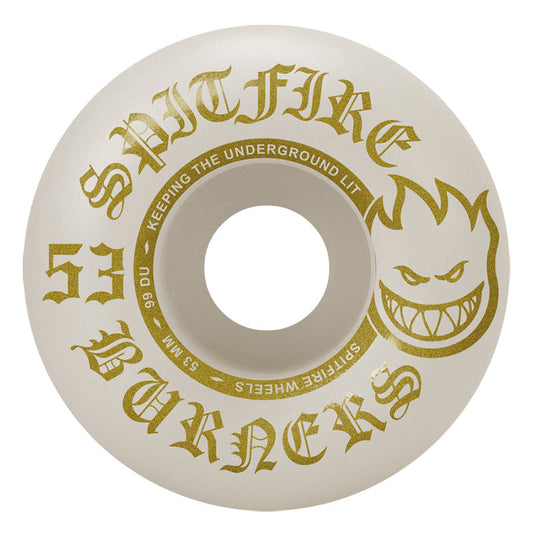 Spitfire 99DU Burner 53mm Wheels - White