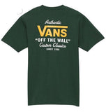 Vans - Holder Classic SS Tee - Mountain View / Green Gold