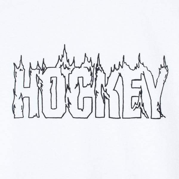 Hockey - Up In Flames T-Shirt - White