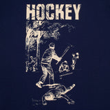 Hockey - Baseball Tee - Navy