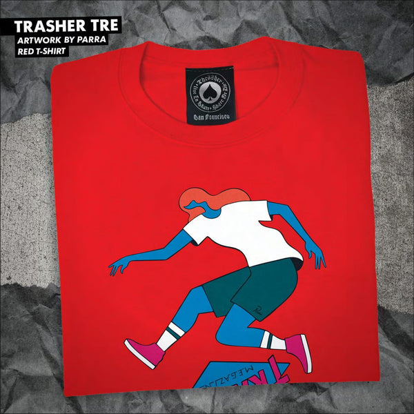 Thrasher x Parra T-Shirt - Red