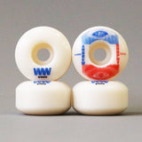 Wayward Classic Wheels - Andrew Brophy 54mm (White/Blue Red)