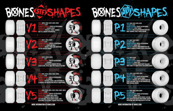 Bones Wheels 100's #14 V4 Wide 53mm - White