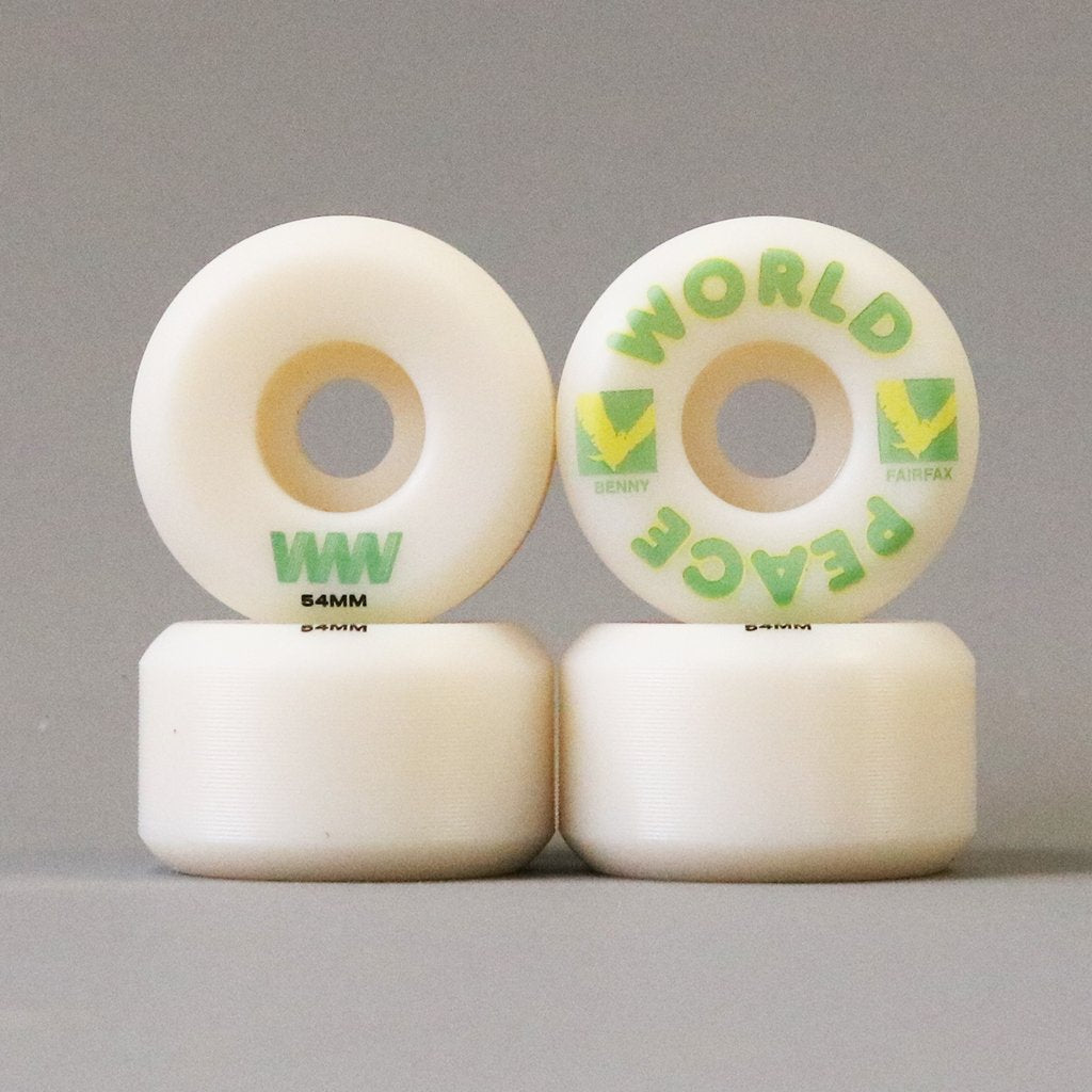 Wayward Funnel Pro Wheel - Benny Fairfax 54mm (White/Green)