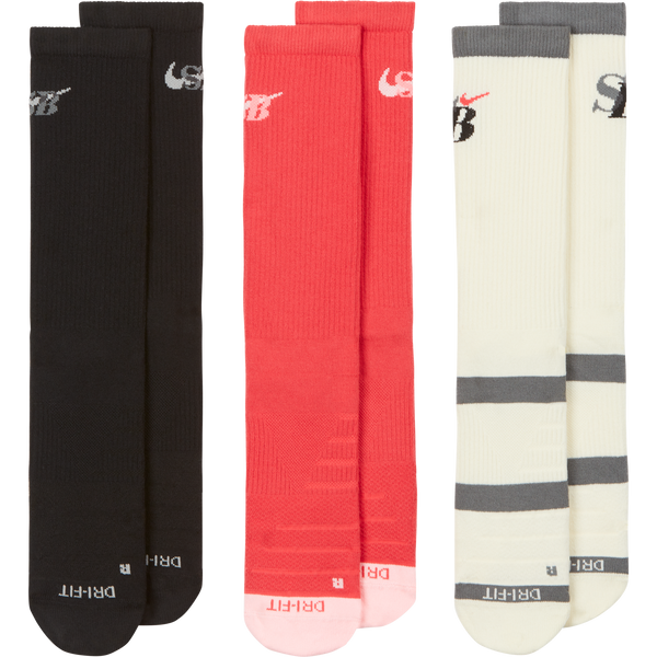 Nike SB 3Pack Everyday Max Socks - Multi