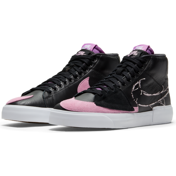 Nike SB Zoom Blazer Mid Edge - Black/Pink Rise White