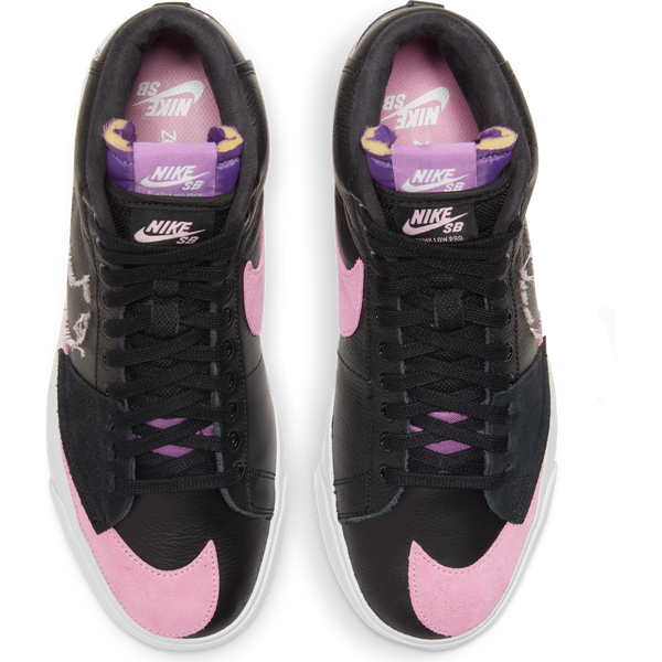 Nike SB Zoom Blazer Mid Edge - Black/Pink Rise White