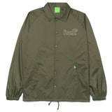 HUF Drop Out Coaches Jacket - Forest Green