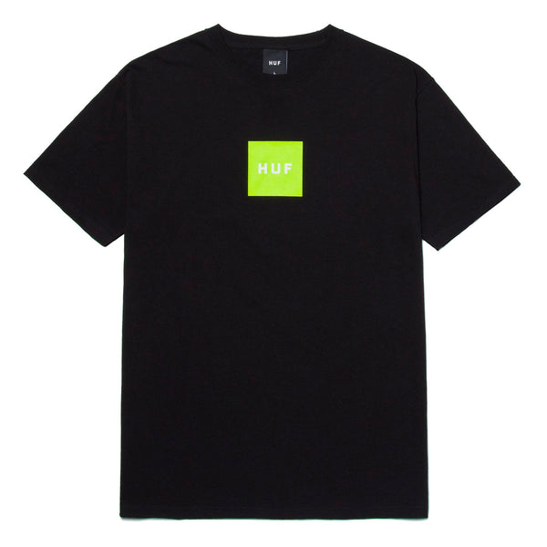 HUF Essentials Box Logo S/S T-Shirt - Black