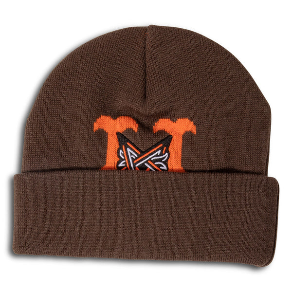 HUF x Thrasher Field Crew Beanie - Chocolate