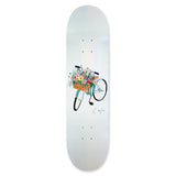 Skate Cafe Flower Basket (Grey) Deck - 8.0"