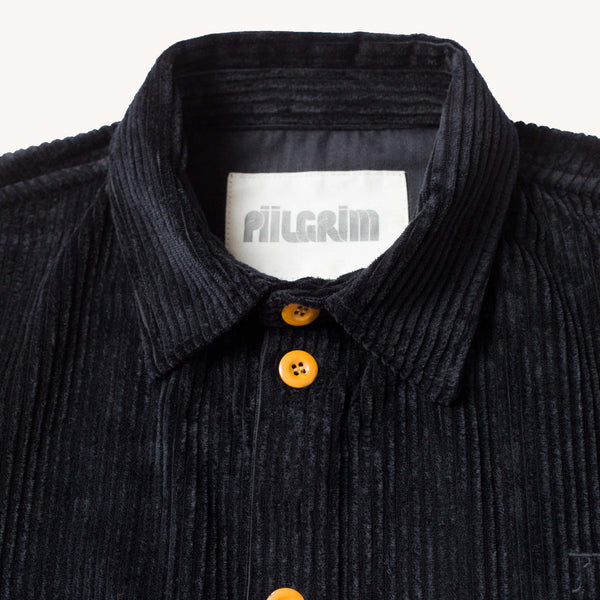 Piilgrim Girth Corduroy Shirt - Black