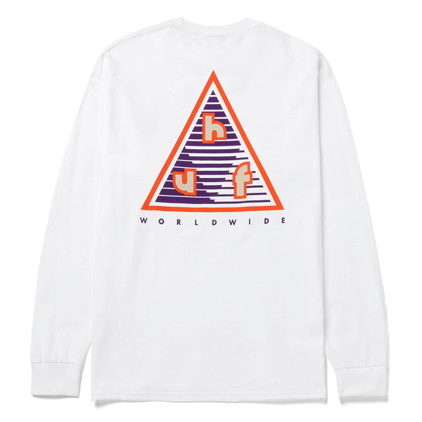 HUF High Adventure L/S Tee - White