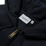 Carhartt WIP Hooded Chase Jacket - Dark Navy/Gold