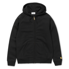 Carhartt WIP Hooded Chase Jacket - Black/Gold
