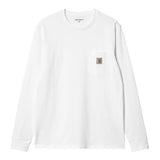 Carhartt WIP L/S Pocket T-Shirt - White