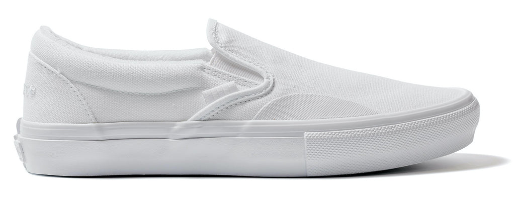 All white hotsell slide on vans