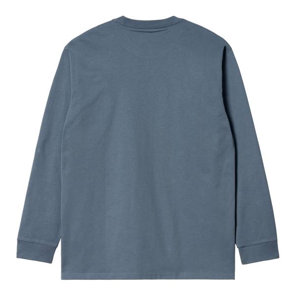 Carhartt WIP L/S Chase T-Shirt - Storm Blue/Gold