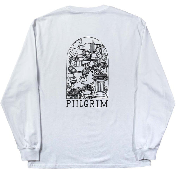 Piilgrim Atlas LS T- Shirt - White