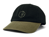 Polar Skate Co - Duo Stroke Logo Cap - Black/Army Green