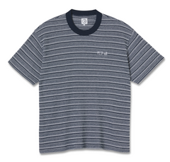 Polar Skate Co - Stripe Shin Tee - Navy
