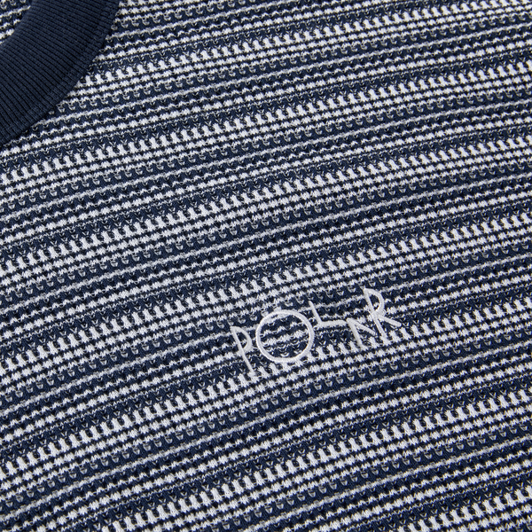 Polar Skate Co - Stripe Shin Tee - Navy