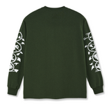 Polar Skate Co - Spiral Longsleeve - Dark Olive