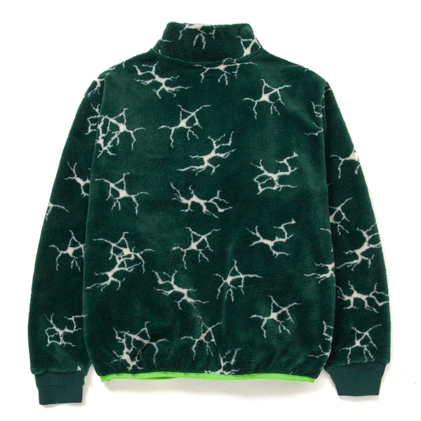 HUF - Quake Sherpa 1/4 Zip, Forest Green
