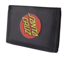 Santa Cruz Classic Dot Wallet - Black