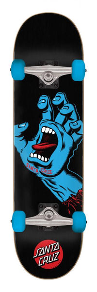 Santa Cruz Screaming Hand Complete 8"- Black Blue