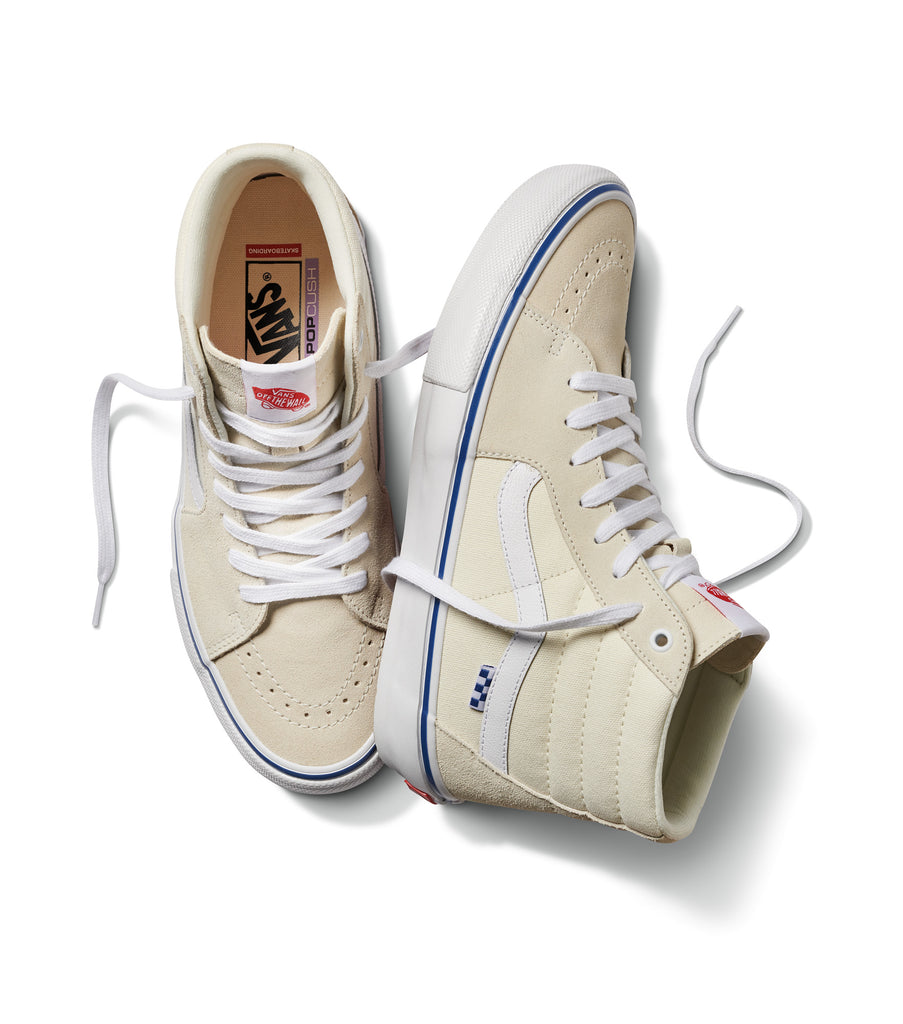 Vans classic sk8 hi white hotsell