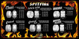 Spitfire Classics 99DU 52mm Wheels - White