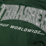 HUF x Thrasher Split Coaches Jacket - Forest Green
