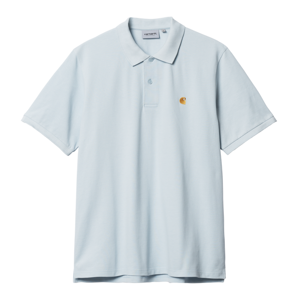 Carhartt WIP S/S Chase Pique Polo - Icarus/Gold