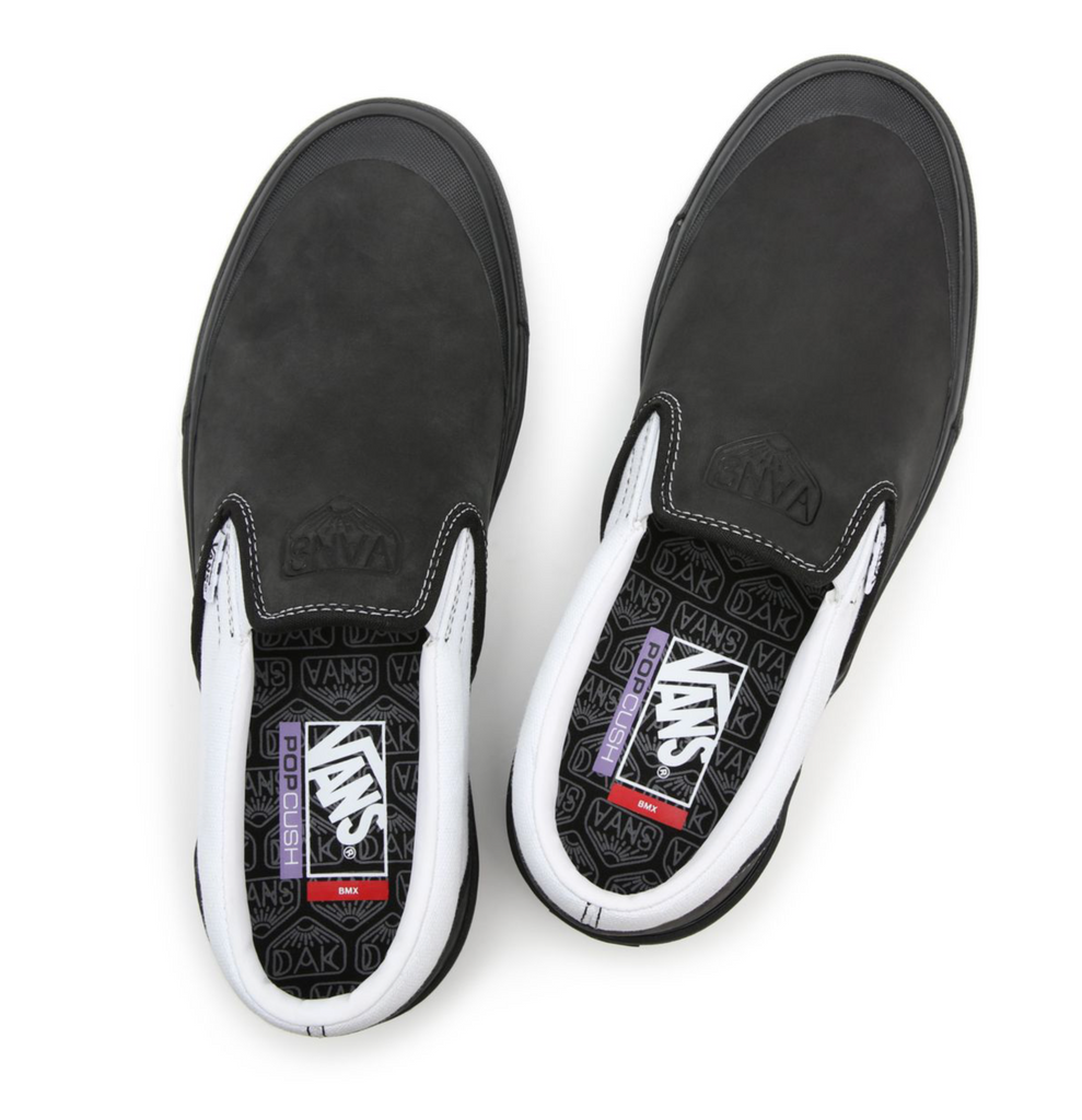 Vans Dak BMX Pro Slip On Black White Forw4rd