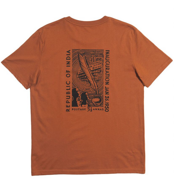 Piilgrim Postage T-Shirt - Roasted Orange
