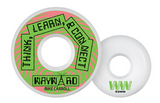 Wayward Funnel Pro Wheels - Mike Carroll 53mm (White/Green Pink)