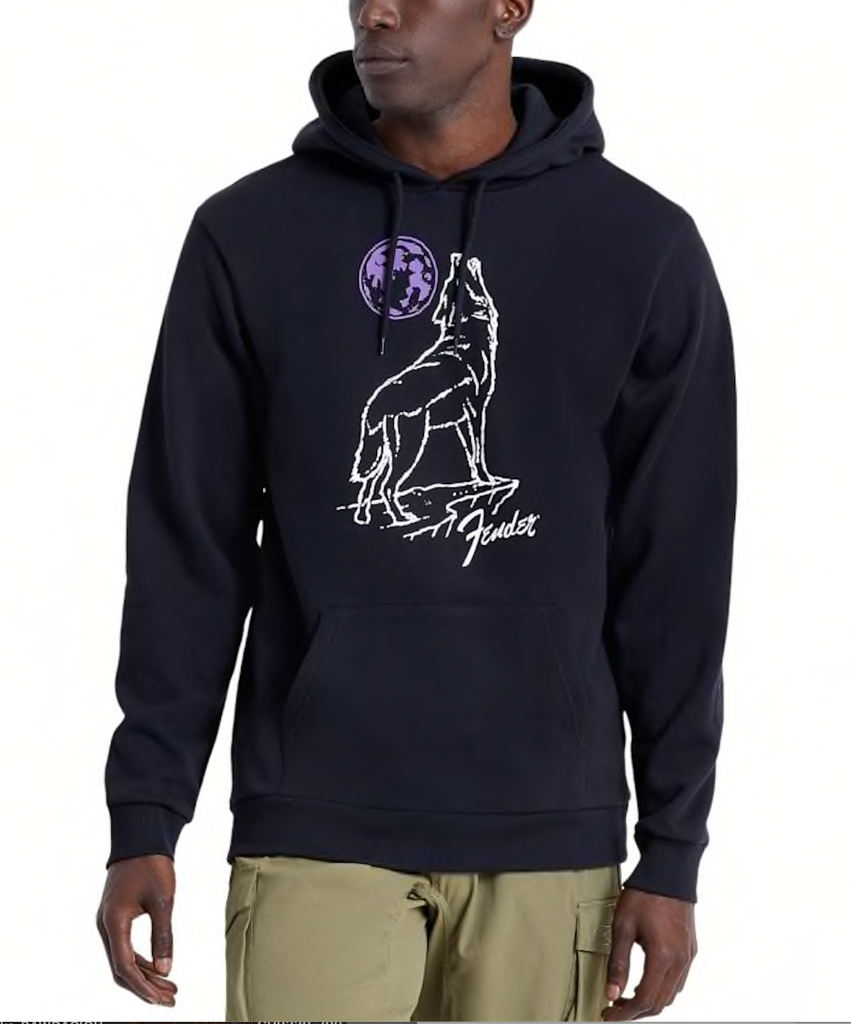 Brixton top hoodie black