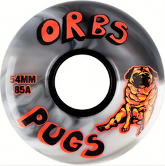 Orbs Pugs - Grey/Black Swirl Wheels - 54mm