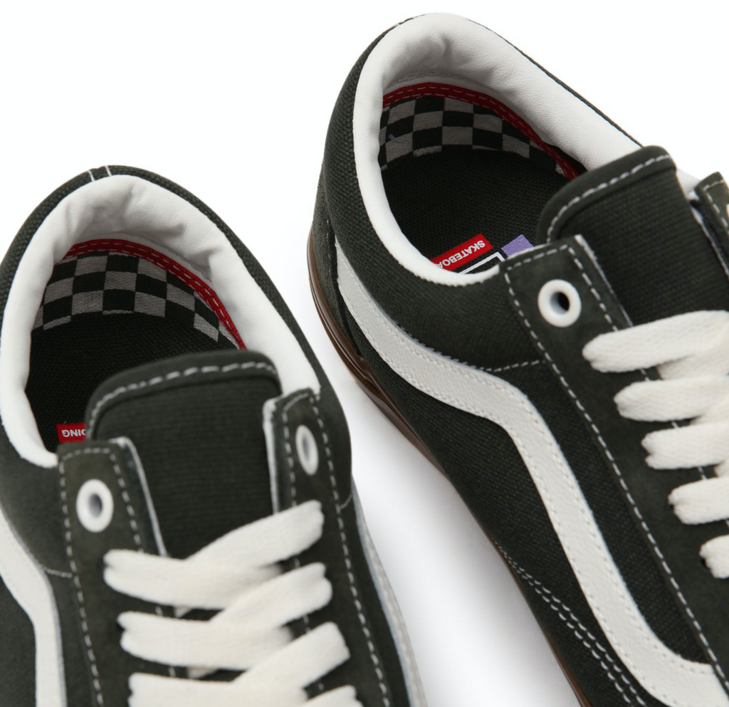 Vans old skool pro 2025 black white