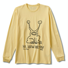 Vans x Daniel Johnston L/S T-shirt - Pale Banana