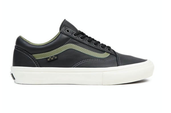 Vans Old Skool - Butter Leather Black/Green