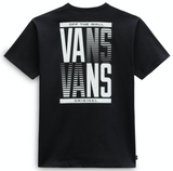 Vans - Off The Wall Stacked TY T-Shirt - Black