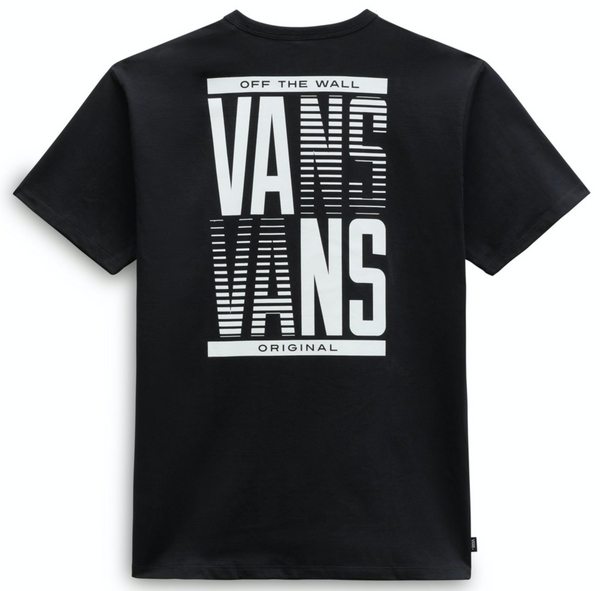 Vans - Off The Wall Stacked TY T-Shirt - Black