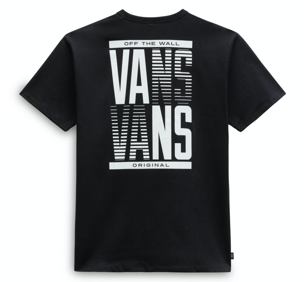 Vans Off The Wall Stacked TY T Shirt Black Forw4rd