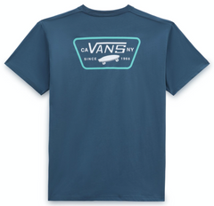 Vans - Full Patch Back SS Tee - Blue/Teal